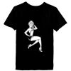 Ladies’  Junior Fine Jersey V-Neck Longer Length T-Shirt Thumbnail