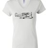 Women's Short Sleeve V-Neck T-Shirt Thumbnail