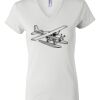 Women's Short Sleeve V-Neck T-Shirt Thumbnail