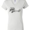 Women's Short Sleeve V-Neck T-Shirt Thumbnail