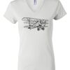 Women's Short Sleeve V-Neck T-Shirt Thumbnail