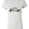 Women's Short Sleeve V-Neck T-Shirt Thumbnail