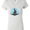 Women's Short Sleeve V-Neck T-Shirt Thumbnail