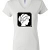 Women's Short Sleeve V-Neck T-Shirt Thumbnail