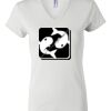 Women's Short Sleeve V-Neck T-Shirt Thumbnail