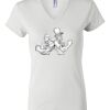 Women's Short Sleeve V-Neck T-Shirt Thumbnail