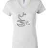 Women's Short Sleeve V-Neck T-Shirt Thumbnail