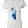 Women's Short Sleeve V-Neck T-Shirt Thumbnail