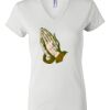 Women's Short Sleeve V-Neck T-Shirt Thumbnail