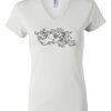 Women's Short Sleeve V-Neck T-Shirt Thumbnail