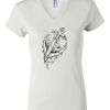 Women's Short Sleeve V-Neck T-Shirt Thumbnail