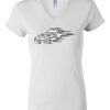 Women's Short Sleeve V-Neck T-Shirt Thumbnail