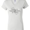 Women's Short Sleeve V-Neck T-Shirt Thumbnail