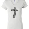 Women's Short Sleeve V-Neck T-Shirt Thumbnail