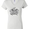 Women's Short Sleeve V-Neck T-Shirt Thumbnail