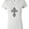 Women's Short Sleeve V-Neck T-Shirt Thumbnail