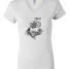 Women's Short Sleeve V-Neck T-Shirt Thumbnail