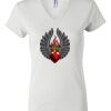 Women's Short Sleeve V-Neck T-Shirt Thumbnail