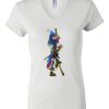 Women's Short Sleeve V-Neck T-Shirt Thumbnail