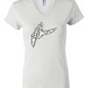 Women's Short Sleeve V-Neck T-Shirt Thumbnail