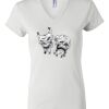 Women's Short Sleeve V-Neck T-Shirt Thumbnail