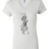 Women's Short Sleeve V-Neck T-Shirt Thumbnail