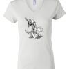 Women's Short Sleeve V-Neck T-Shirt Thumbnail