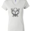 Women's Short Sleeve V-Neck T-Shirt Thumbnail