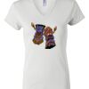 Women's Short Sleeve V-Neck T-Shirt Thumbnail