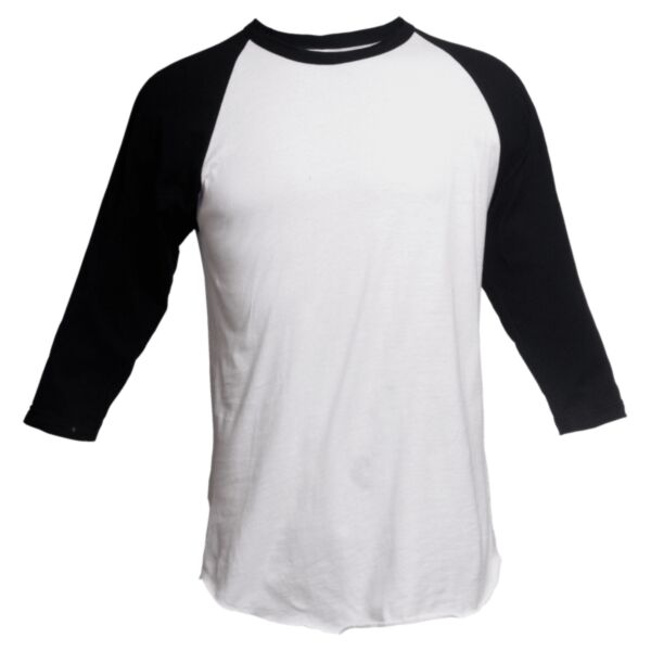 Unisex Fine Jersey Raglan T-Shirt Thumbnail