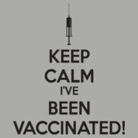 Keep Calm Vaccinated Design