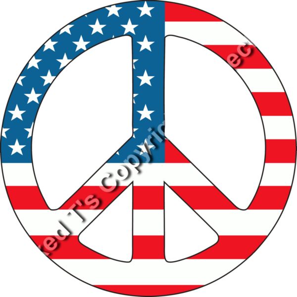 Flag Peace Sign Thumbnail