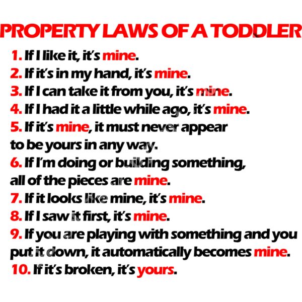 property laws of a toddler Thumbnail