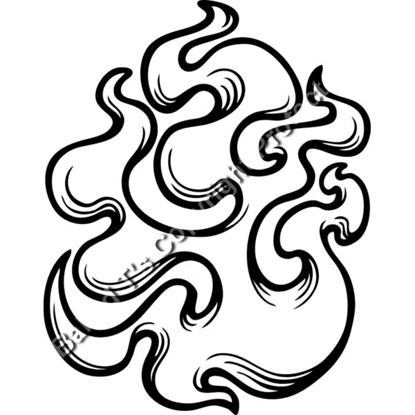 ESflames002bw Thumbnail