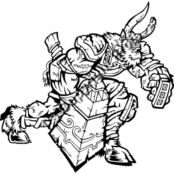 ESminotaur002BW Thumbnail