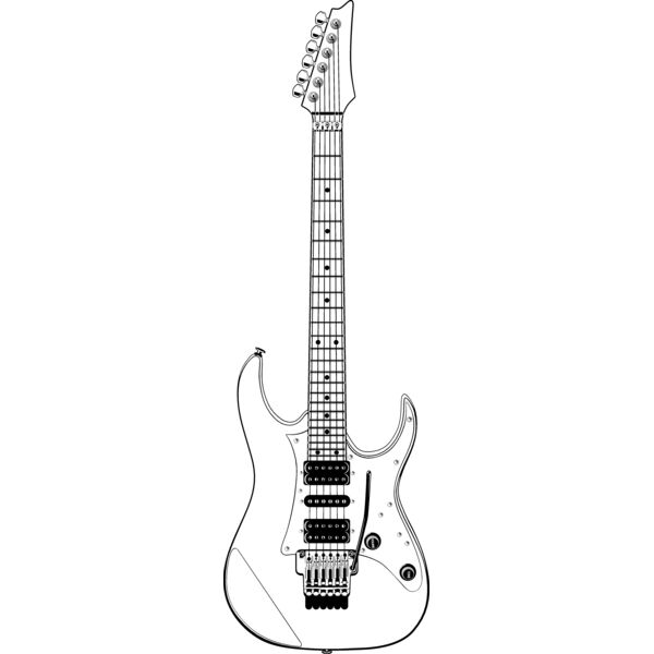 ES2guitar003bw Thumbnail