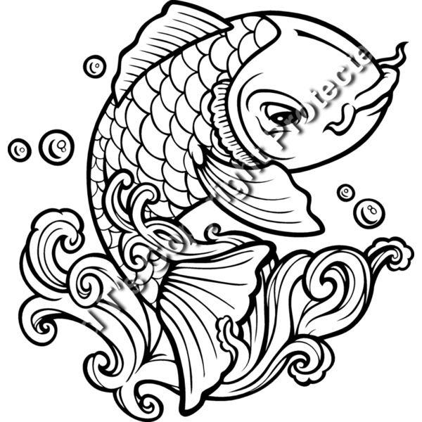 ES2asiankoi004bw Thumbnail