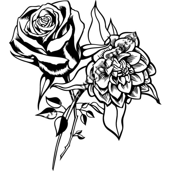 ES3flower10bw Thumbnail