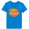 Ladies’  Junior Fine Jersey V-Neck Longer Length T-Shirt Thumbnail