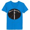 Ladies’  Junior Fine Jersey V-Neck Longer Length T-Shirt Thumbnail