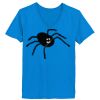 Ladies’  Junior Fine Jersey V-Neck Longer Length T-Shirt Thumbnail