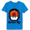 Ladies’  Junior Fine Jersey V-Neck Longer Length T-Shirt Thumbnail