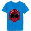 Ladies’  Junior Fine Jersey V-Neck Longer Length T-Shirt Thumbnail