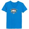 Ladies’  Junior Fine Jersey V-Neck Longer Length T-Shirt Thumbnail