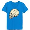 Ladies’  Junior Fine Jersey V-Neck Longer Length T-Shirt Thumbnail