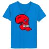 Ladies’  Junior Fine Jersey V-Neck Longer Length T-Shirt Thumbnail