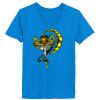 Ladies’  Junior Fine Jersey V-Neck Longer Length T-Shirt Thumbnail