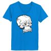 Ladies’  Junior Fine Jersey V-Neck Longer Length T-Shirt Thumbnail