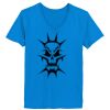 Ladies’  Junior Fine Jersey V-Neck Longer Length T-Shirt Thumbnail