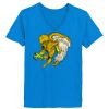 Ladies’  Junior Fine Jersey V-Neck Longer Length T-Shirt Thumbnail